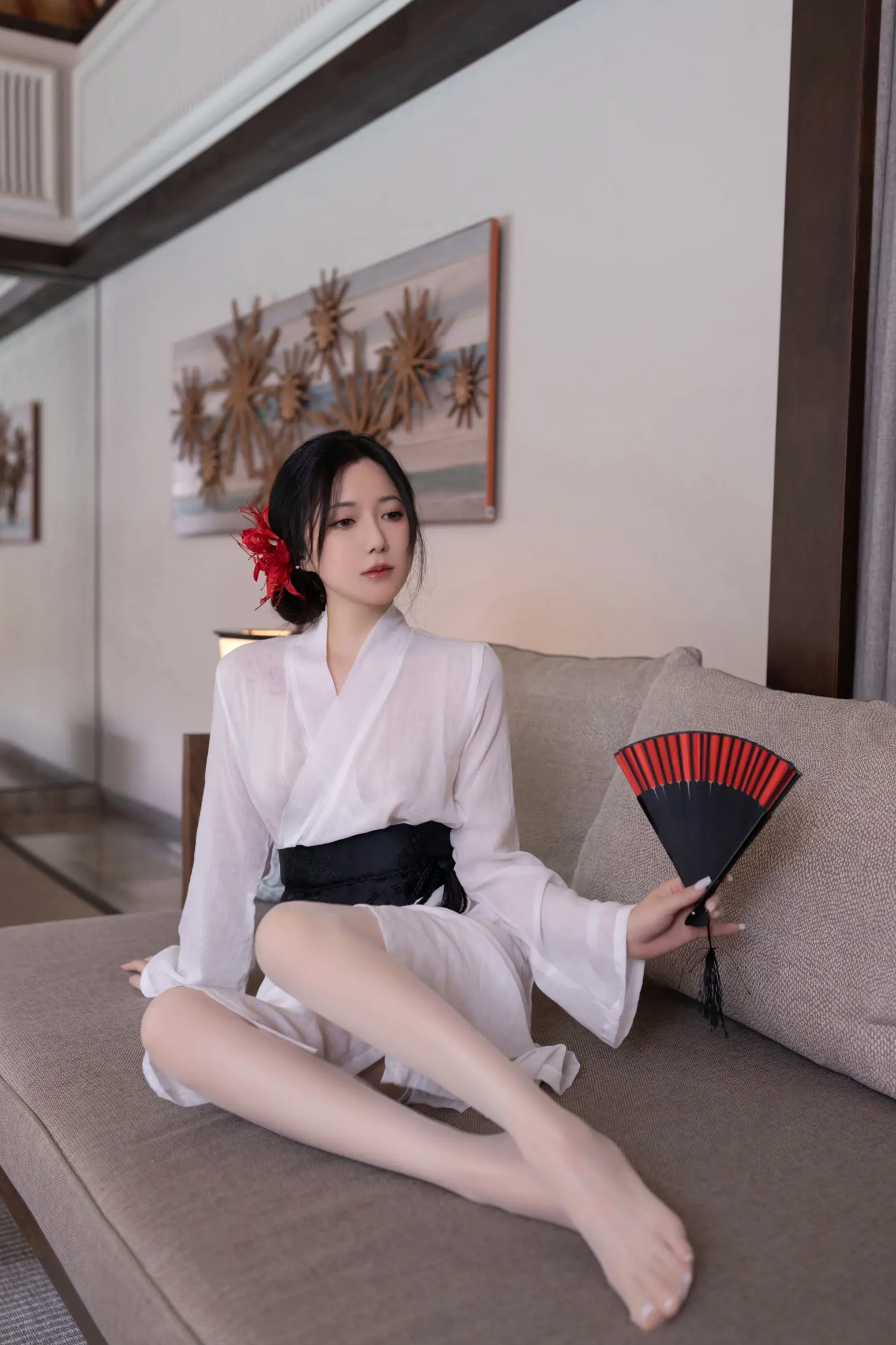 [XR] 鱼子酱Fish 寂，极致日系和风私房，浴缸前的曼妙身姿与彼岸花纹身，清冷性感诱惑大赏[122P]