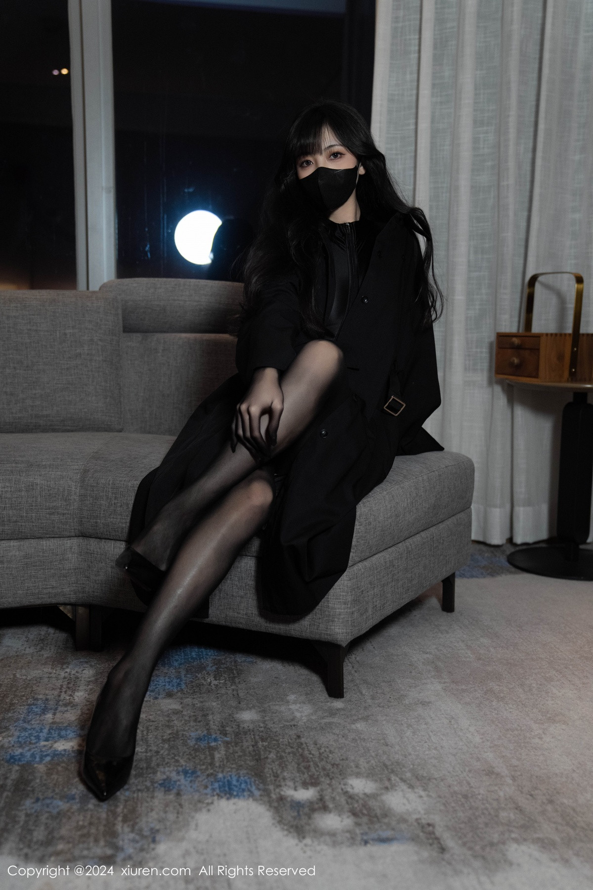 [XiuRen]高清写真图 2024.09.03 No.9109 林星阑 黑丝美腿