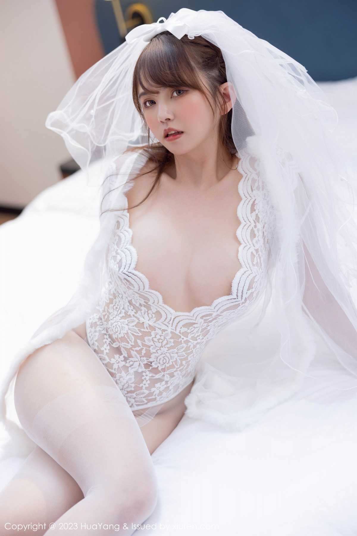 [HuaYang]高清写真图 2023.01.03 VOL.524 张思允Nice 婚纱美臀