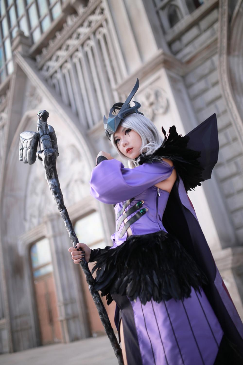 英雄联盟邪鸦魅影乐芙兰性感美腿美女Cosplay - RZ COS