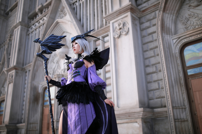 英雄联盟邪鸦魅影乐芙兰性感美腿美女Cosplay - RZ COS