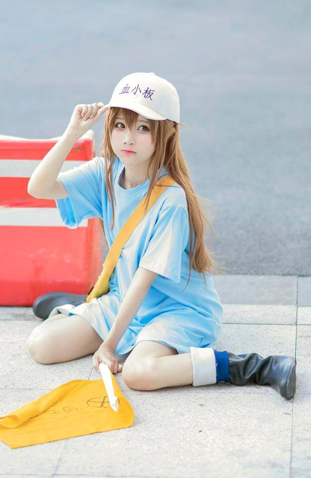 知名萌系Coser「小柔SeeU」｜《工作细胞》血小板Cosplay
