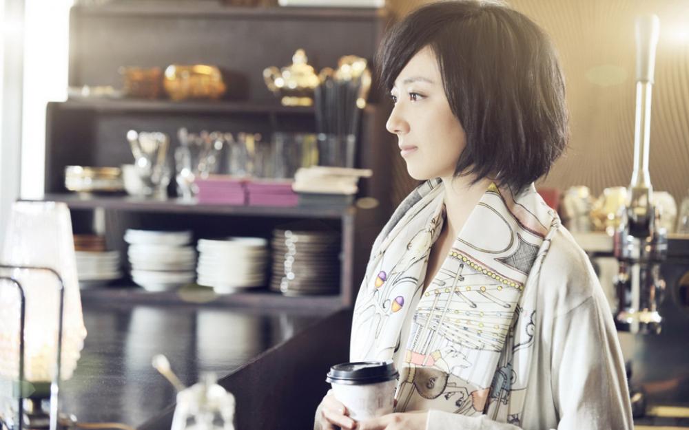 桂纶镁甜美迷人壁纸