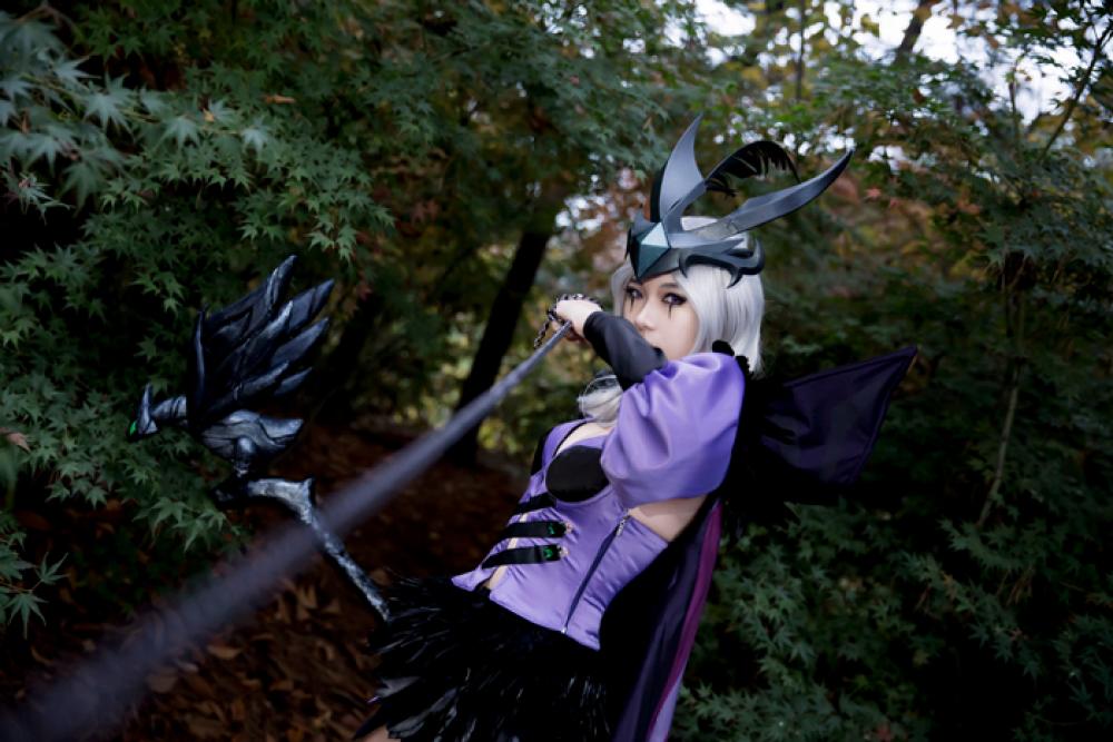 英雄联盟邪鸦魅影乐芙兰性感美腿美女Cosplay - RZ COS