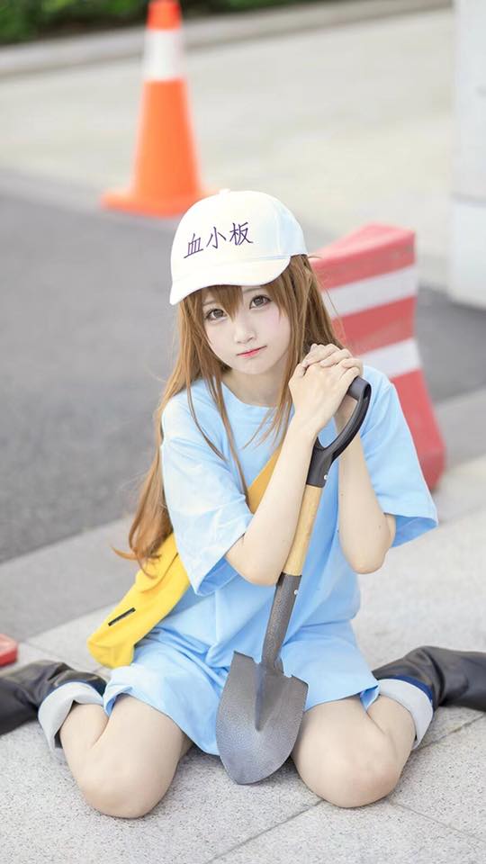 知名萌系Coser「小柔SeeU」｜《工作细胞》血小板Cosplay