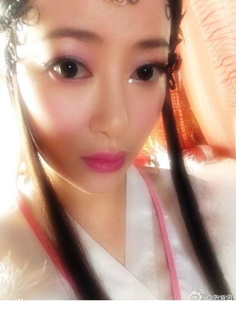华谊电视剧一姐陈紫函可爱自拍