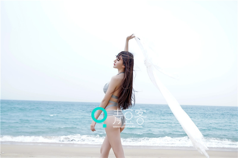 Cheryl青树海边迷人写真 海天之间的绝世美女