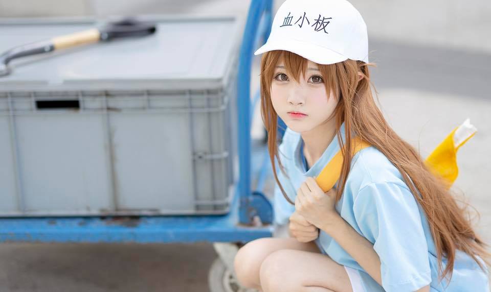 知名萌系Coser「小柔SeeU」｜《工作细胞》血小板Cosplay