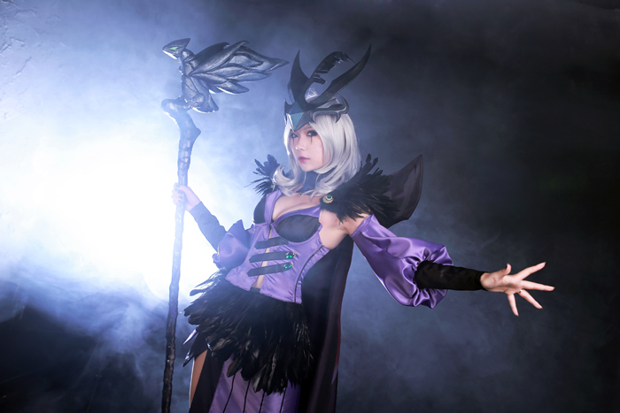 英雄联盟邪鸦魅影乐芙兰性感美腿美女Cosplay - RZ COS