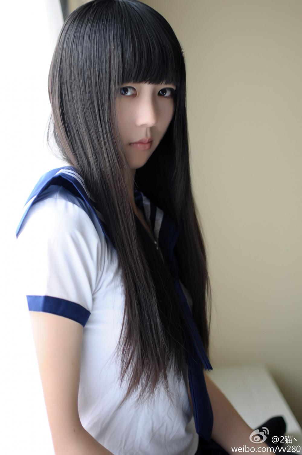 非主流大眼睛闪动美女