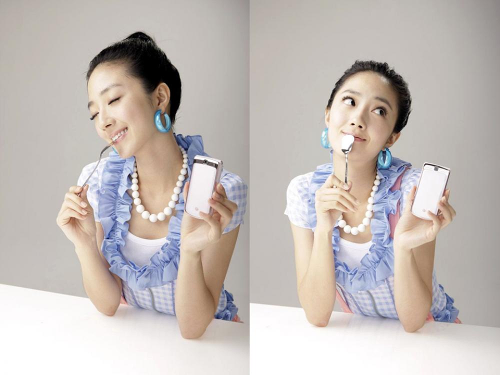 桂纶镁甜美迷人壁纸