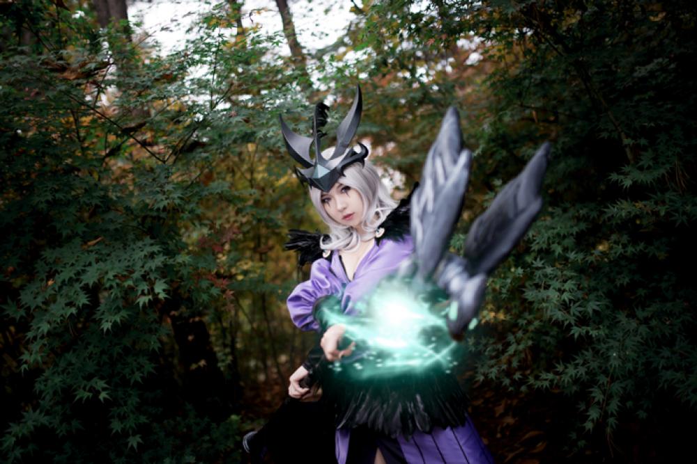英雄联盟邪鸦魅影乐芙兰性感美腿美女Cosplay - RZ COS