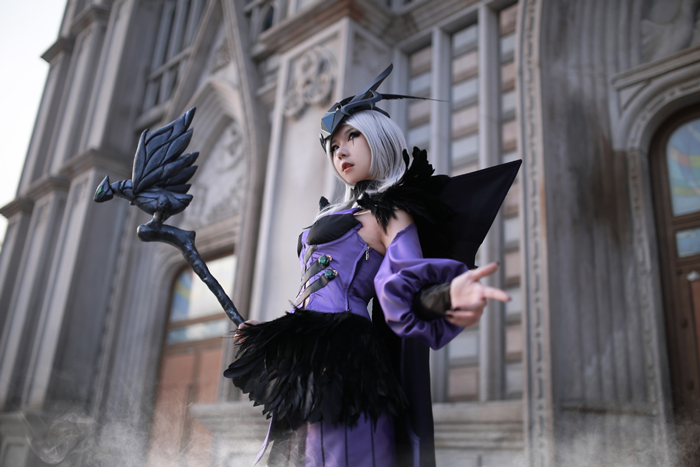 英雄联盟邪鸦魅影乐芙兰性感美腿美女Cosplay - RZ COS