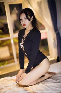 模特小狐狸Sica 黑色内衣妖娆曲线